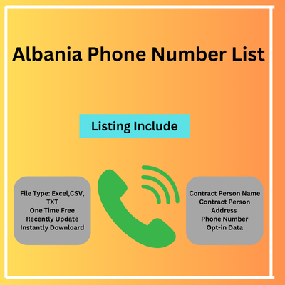 Albania Phone Number List
