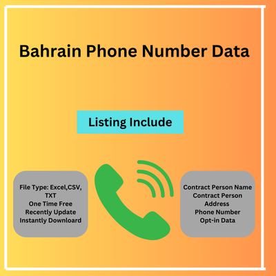 Bahrain Phone Number Data