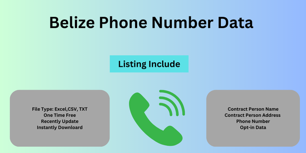 Belize Phone Number Data