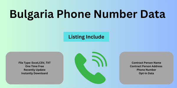 Bulgaria Phone Number Data