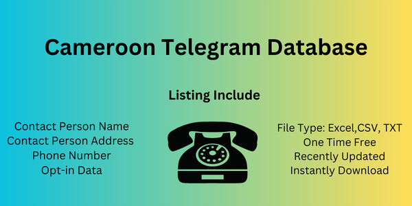 Cameroon telegram database