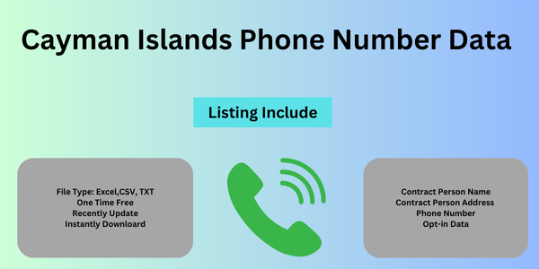 Cayman Islands Phone Number Data