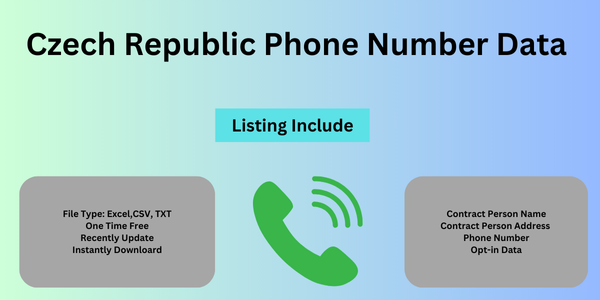 Czech Republic Phone Number Data