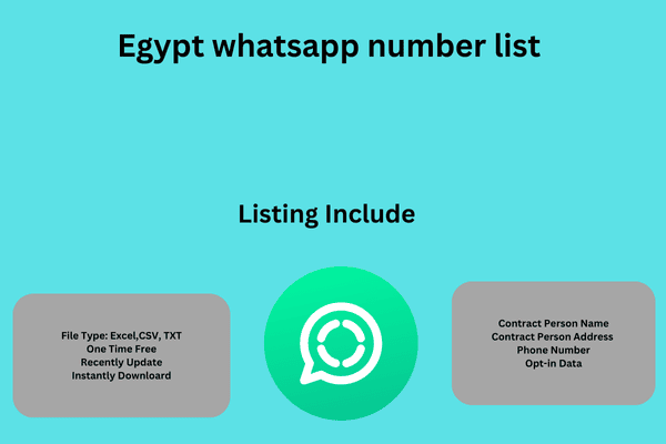 Egypt whatsapp number list
