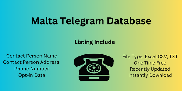 Malta telegram database