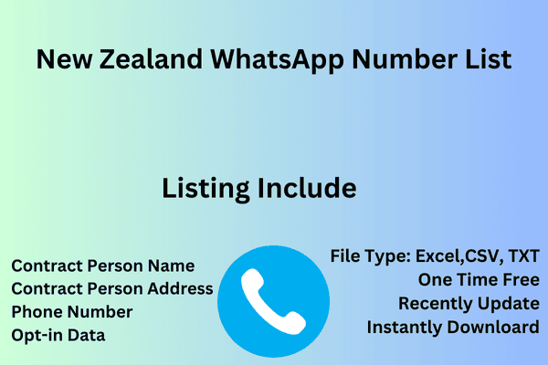 New zealand whatsapp number list