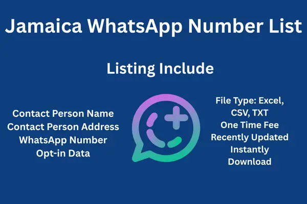 Jamaica whatsapp number list