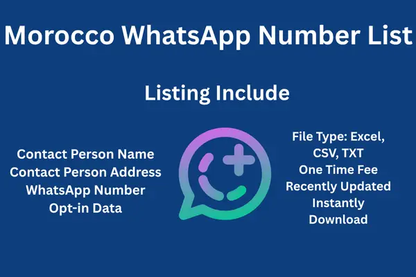 Morocco whatsapp number list